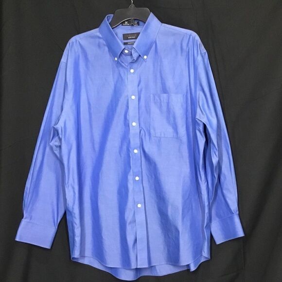 Lot of 2 Nordstrom Smartcare Dress Shirts C6 - Picture 1 of 6